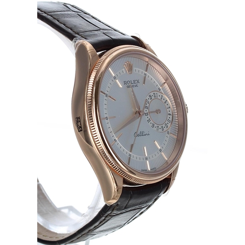 573 - Rolex Cellini Date 18ct Everose automatic  gentleman's wristwatch, reference no. M50515, serial no. ... 