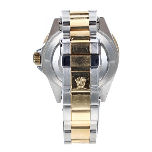 560 - Rolex Oyster Perpetual Date Submariner stainless steel and gold gentleman's wristwatch, reference no... 