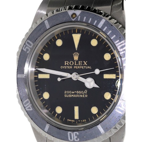 575 - Fine Early Rolex Oyster Perpetual Submariner 'metres first' dial stainless steel gentleman's wristwa... 