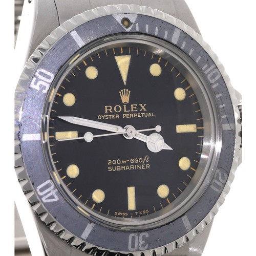 575 - Fine Early Rolex Oyster Perpetual Submariner 'metres first' dial stainless steel gentleman's wristwa... 