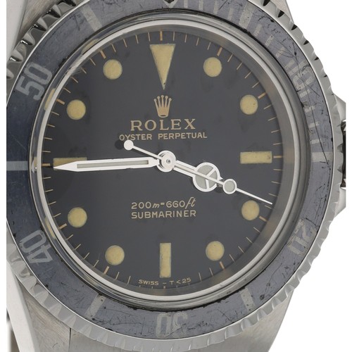 575 - Fine Early Rolex Oyster Perpetual Submariner 'metres first' dial stainless steel gentleman's wristwa... 