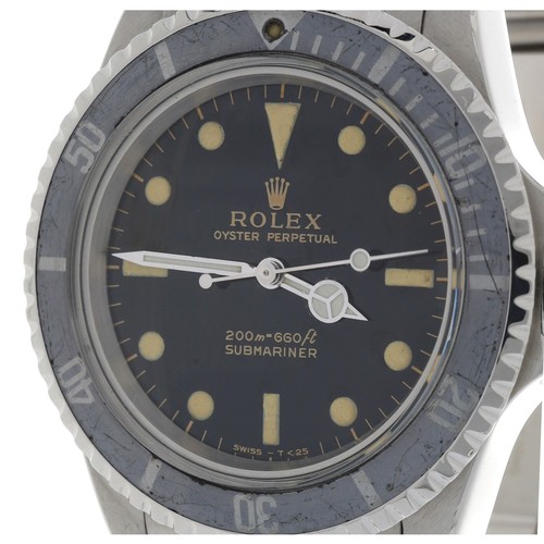 575 - Fine Early Rolex Oyster Perpetual Submariner 'metres first' dial stainless steel gentleman's wristwa... 