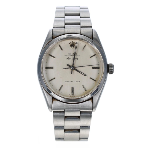 572 - Rolex Oyster Perpetual Air-King Super Precision stainless steel gentleman's wristwatch, reference no... 