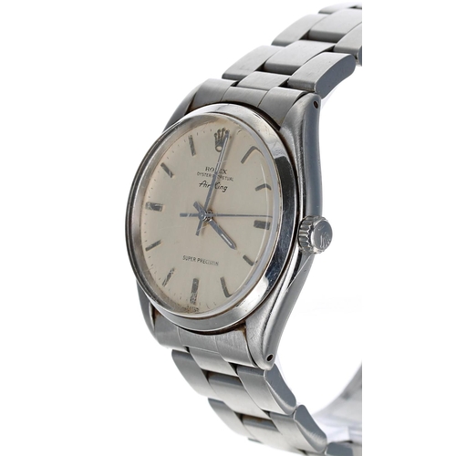 572 - Rolex Oyster Perpetual Air-King Super Precision stainless steel gentleman's wristwatch, reference no... 