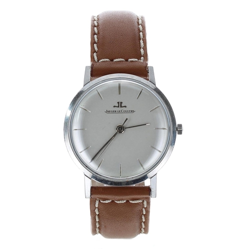 585 - Jaeger-LeCoultre 'ultra-thin' stainless steel gentleman's wristwatch, reference no. 2285, serial no.... 