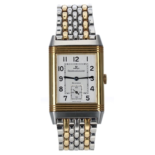 587 - Jaeger-LeCoultre Reverso Grande Taille 18ct and stainless gentleman's wristwatch, reference no. 270.... 