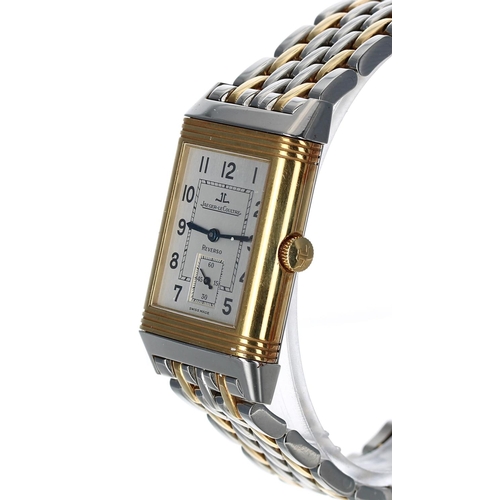 587 - Jaeger-LeCoultre Reverso Grande Taille 18ct and stainless gentleman's wristwatch, reference no. 270.... 