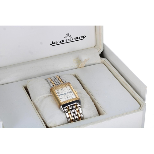 587 - Jaeger-LeCoultre Reverso Grande Taille 18ct and stainless gentleman's wristwatch, reference no. 270.... 