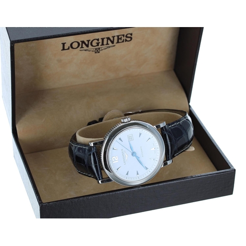 595 - Longines Clous de Paris stainless steel gentleman's wristwatch, reference no. L2.684.4, serial no. 3... 