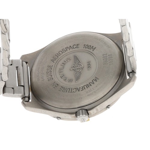 616 - Breitling Aerospace Repetition Minutes Multi-Function titanium gentleman's wristwatch, reference no.... 