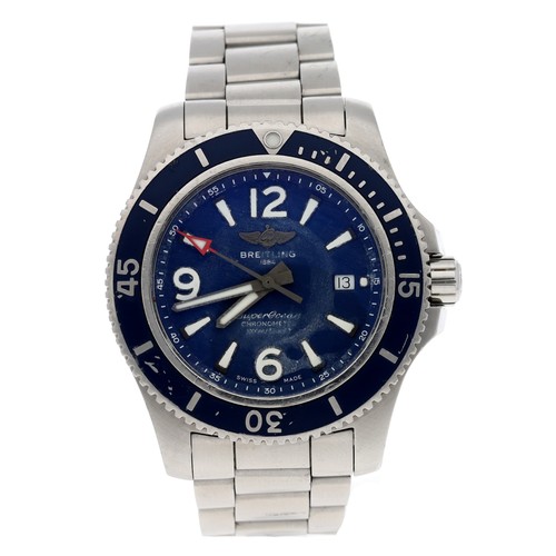 619 - Breitling SuperOcean II Chronometer automatic stainless steel gentleman's wristwatch, reference no. ... 