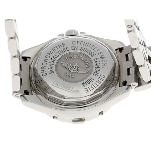 627 - Breitling B Class Chronometre stainless steel lady's wristwatch, reference no. A71365, serial no. 38... 