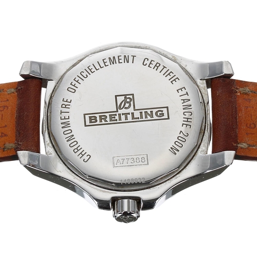 633 - Breitling Colt Lady Chronometre 200m/660ft stainless steel lady's wristwatch, reference no. A77388, ... 