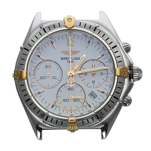 634 - Breitling Chronomat stainless steel gentleman's wristwatch, reference no. 80350, serial no. 20xx, ci... 