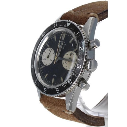 639 - Heuer Autavia Chronograph stainless steel gentleman's wristwatch retailed by Gubelin, reference no. ... 