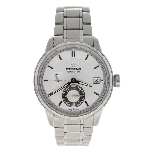 661 - Eterna Adventic GMT automatic stainless steel gentleman's wristwatch, reference no. , serial no. 309... 