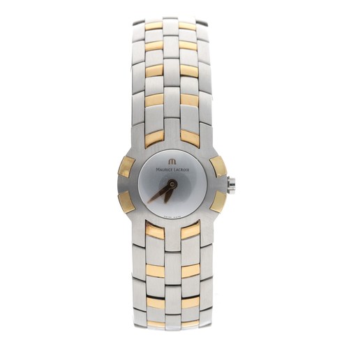 684 - Maurice Lacroix Intuition stainless steel and gold lady's wristwatch, reference no. 59858, circa 200... 