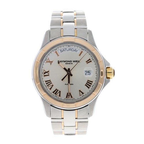 696 - Raymond Weil Geneve Parsifal automatic bicolour gentleman's wristwatch, reference no. 2965, circa 20... 