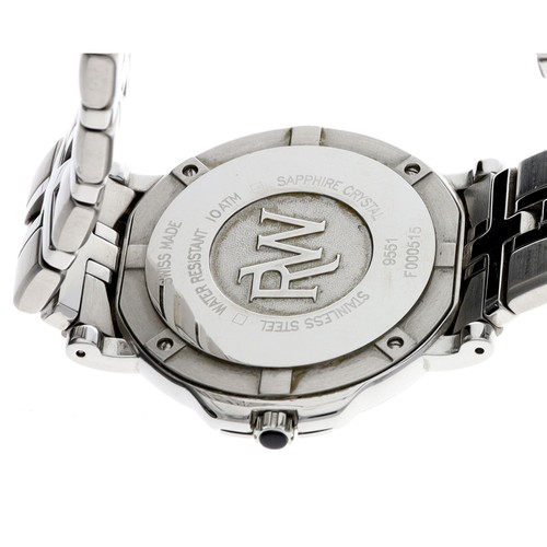 698 - Raymond Weil Geneve Parsifal stainless steel gentleman's wristwatch, reference no. 9551, circular wh... 