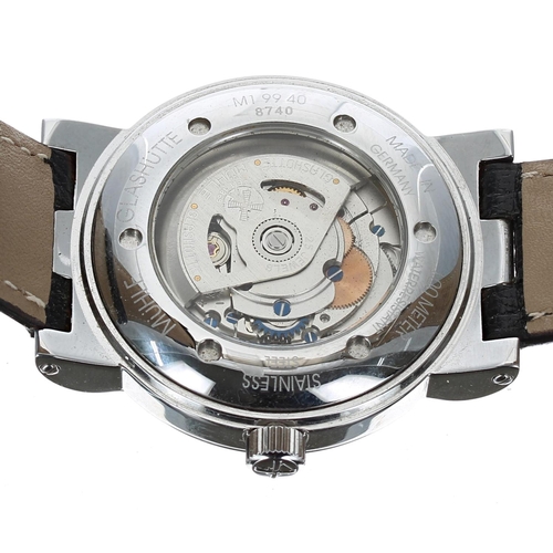 718 - Muhle Glashutte/SA Nautiche Intrumente City 99 automatic stainless steel gentleman's wristwatch, ref... 