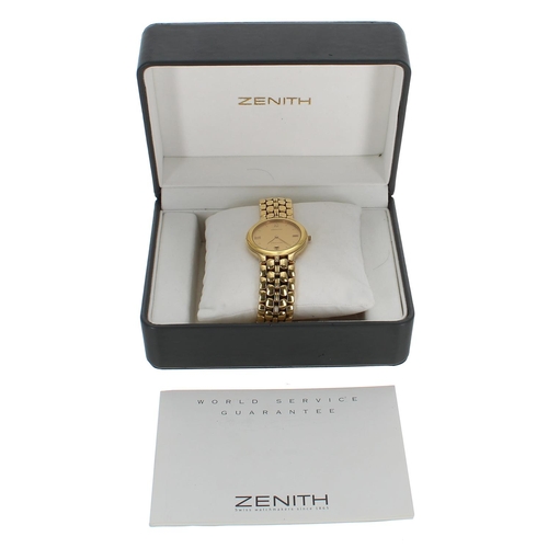 659 - Zenith Concerto gold plated and stainless steel gentleman's wristwatch, reference no. 1970051, circu... 