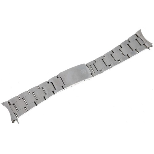 755 - Rolex - Oyster stainless steel gentleman's wristwatch bracelet, reference 78360, 501 B 20mm end link... 