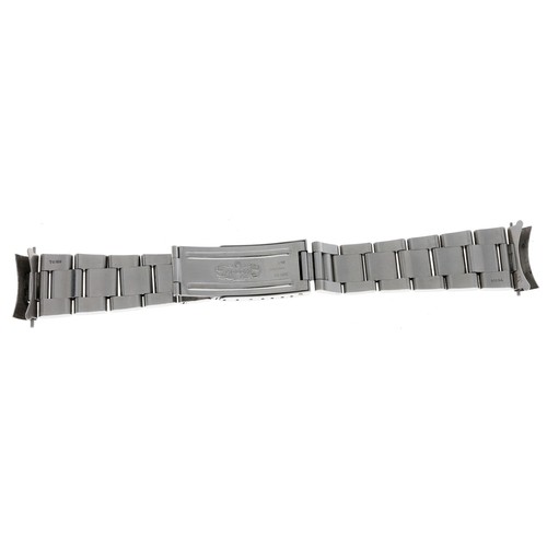 755 - Rolex - Oyster stainless steel gentleman's wristwatch bracelet, reference 78360, 501 B 20mm end link... 