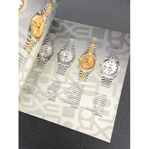 784 - Rolex - Rare Rolex Oyster 'printing error' catalogue, circa 1989-** Rare Rolex print error, half ins... 