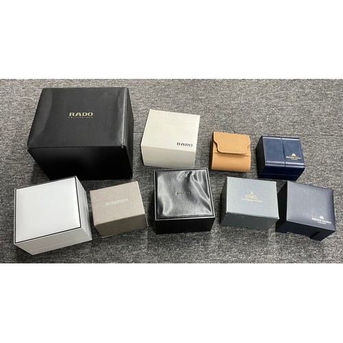 798 - Rado 'Captain Cook' wristwatch box with outer cover and sleeve, instruction booklet and cleaning clo... 