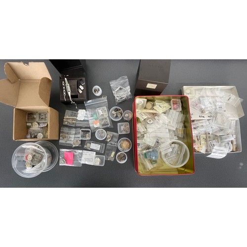 845 - Quantity of wristwatch parts to include FHF parts; Longines parts; AS parts; movements; Gucci spares... 