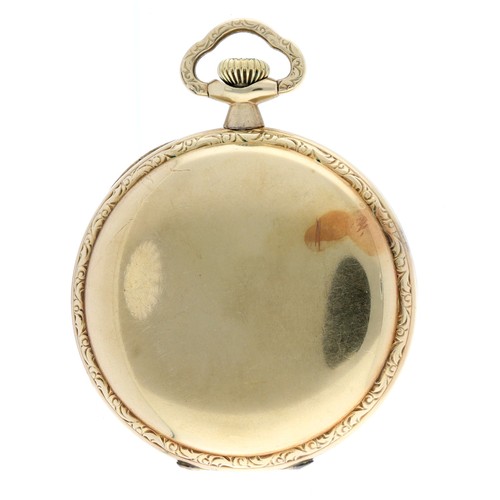 866 - Hamilton Watch Co. gold plated lever dress pocket watch, circa 1921, serial no. 1892761, signed cal.... 