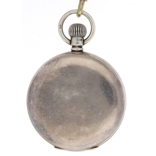 868 - American Waltham silver lever hunter pocket watch, circa 1906, serial no. 15254404, signed movement ... 