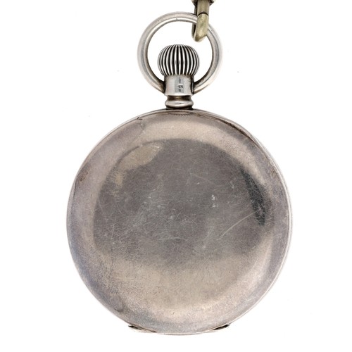 868 - American Waltham silver lever hunter pocket watch, circa 1906, serial no. 15254404, signed movement ... 