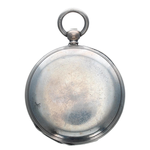 906 - Beha Lickert & Co. Norwich - Victorian silver fusee lever hunter pocket watch, London 1858, the ... 