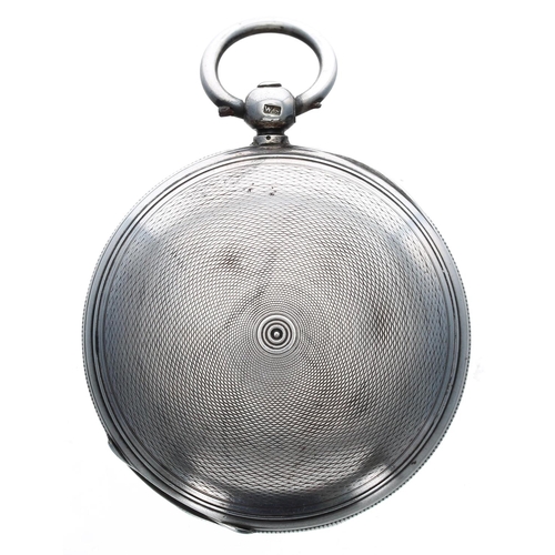 918 - Dwerrihouse & Carter, Berkley Sqr. - Victorian silver verge hunter pocket watch, London 1868, si... 