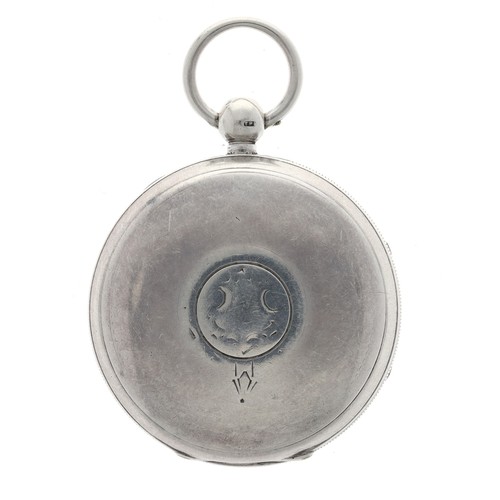 938 - John Forrest, London - silver lever pocket watch, Chester 1898, no. 334987, with dust cover, signed ... 