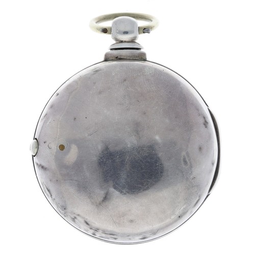 941 - Daniel Pailthorp, Grimsby - 19th century silver pair cased verge pocket watch, London 1867, signed f... 