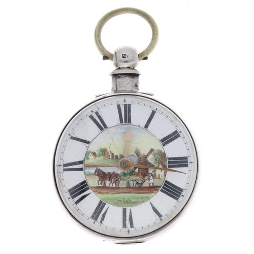 941 - Daniel Pailthorp, Grimsby - 19th century silver pair cased verge pocket watch, London 1867, signed f... 