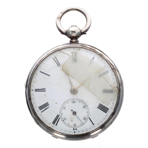 956 - John Forrest, London - Victorian silver fusee lever pocket watch, London 1875, signed movement, no. ... 