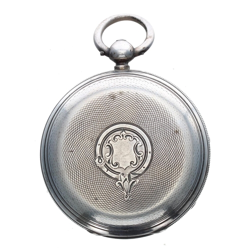 956 - John Forrest, London - Victorian silver fusee lever pocket watch, London 1875, signed movement, no. ... 