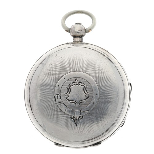 988 - J.G. Graves for P. Lightfoot, Hendon - silver lever pocket watch, Birmingham 1914, no. 21250, with d... 