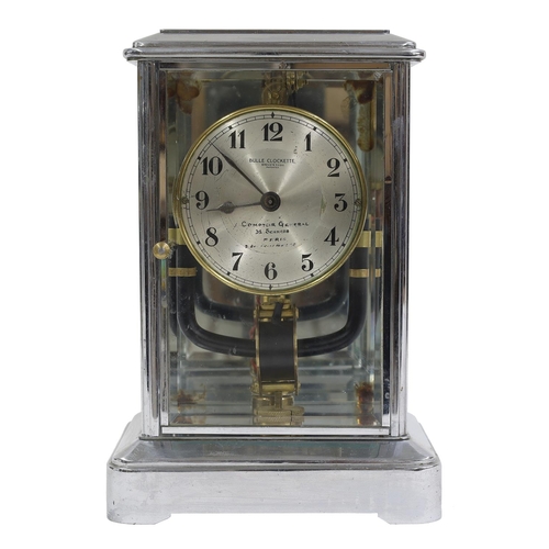 1105 - Bulle Clockette four glass electric mantel clock, the 3.25