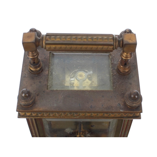 1232 - Decorative carriage clock timepiece, the 1.75