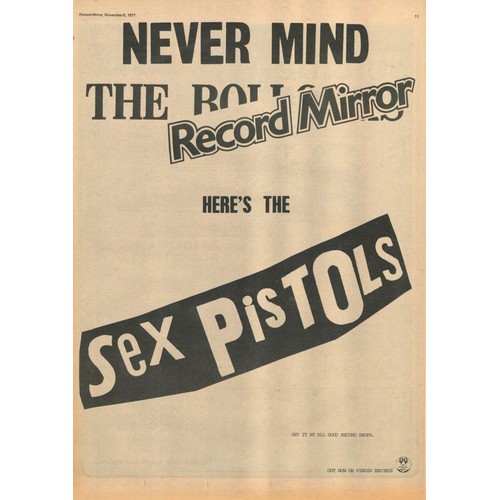 182 - Chris Cross (Ultravox) - Sex Pistols interest: an original proof artwork for the Sex Pistols album '... 