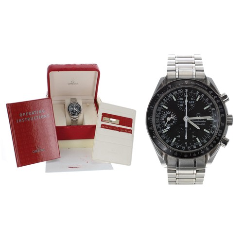 526 - Omega Speedmaster Chronograph automatic stainless steel gentleman's wristwatch, reference no. 352050... 