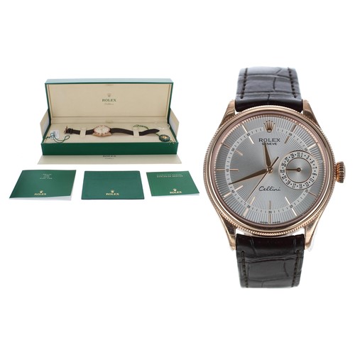 573 - Rolex Cellini Date 18ct Everose automatic  gentleman's wristwatch, reference no. M50515, serial no. ... 