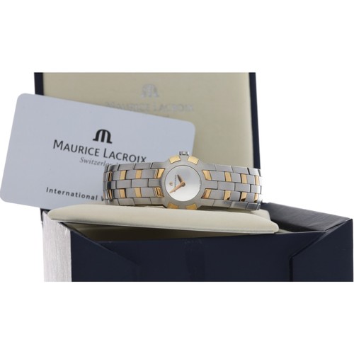 684 - Maurice Lacroix Intuition stainless steel and gold lady's wristwatch, reference no. 59858, circa 200... 