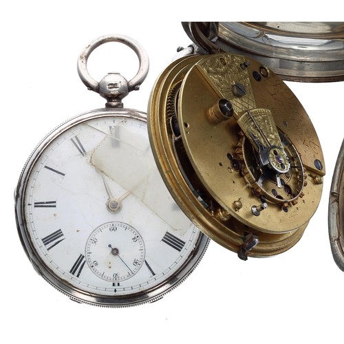 956 - John Forrest, London - Victorian silver fusee lever pocket watch, London 1875, signed movement, no. ... 