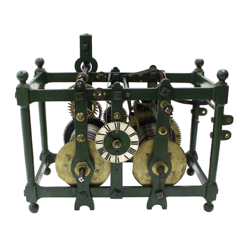 1339 - Good two train turret clock with 5.25