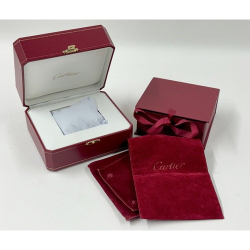 800A - Cartier watch box, with cushion, 6